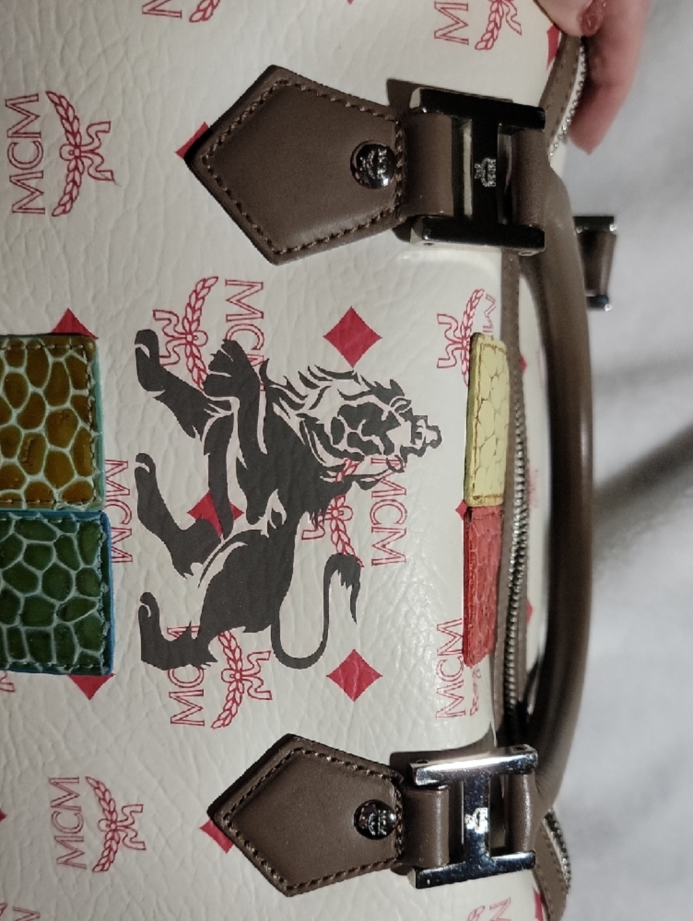 MCM Leather Satchel - Picture 10 of 13